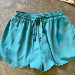 Blue Turquoise Butterfly Dress up or down Shorts